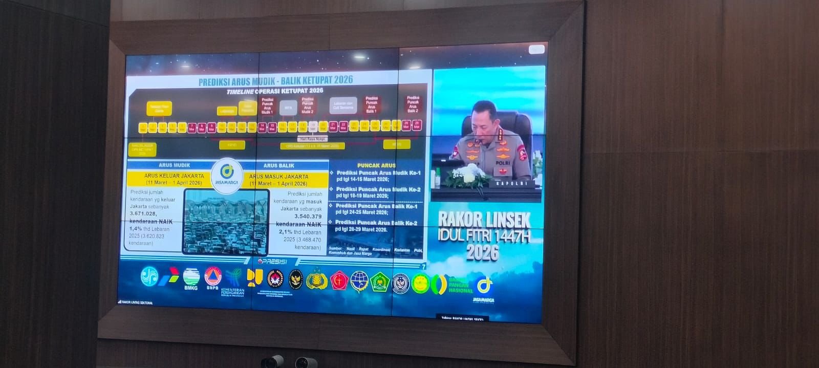 Jasa Raharja Wilayah Lampung Ikuti Rakor Lintas Sektoral Kesiapan Operasi Ketupat 2026 Tingkat Menteri, Dipimpin Kapolri Secara Daring di Polda Lampung