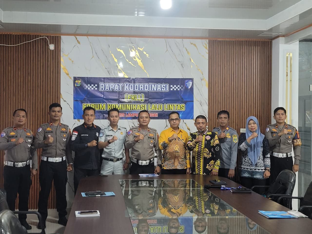 Forum Komunikasi Lalu Lintas Digelar, PJJR Samsat Gunung Sugih Perkuat Sinergi Keselamatan Jalan