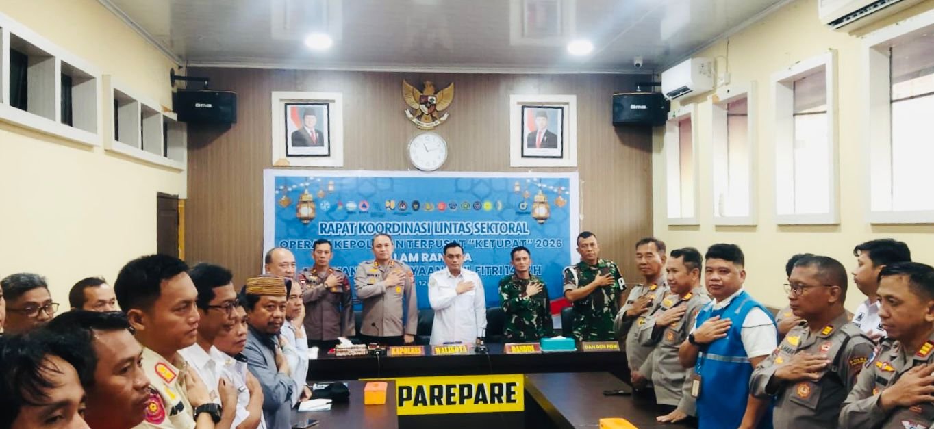 Perkuat Sinergitas Pengamanan Lebaran, Jasa Raharja Cabang Parepare Hadiri Rakor Lintas Sektoral Operasi Terpusat ‘Ketupat’ 2026 di Polres Parepare