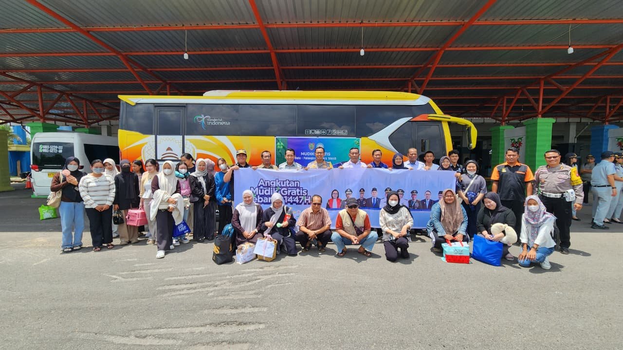 Jasa Raharja dan Pemprov Kalteng Berangkatkan Peserta Mudik Gratis 2026 dari Terminal W.A. Gara Palangka Raya