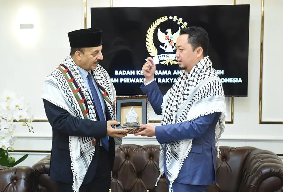 BKSAP DPR Sampaikan Dukungan Indonesia Saat Bertemu Dubes Palestina