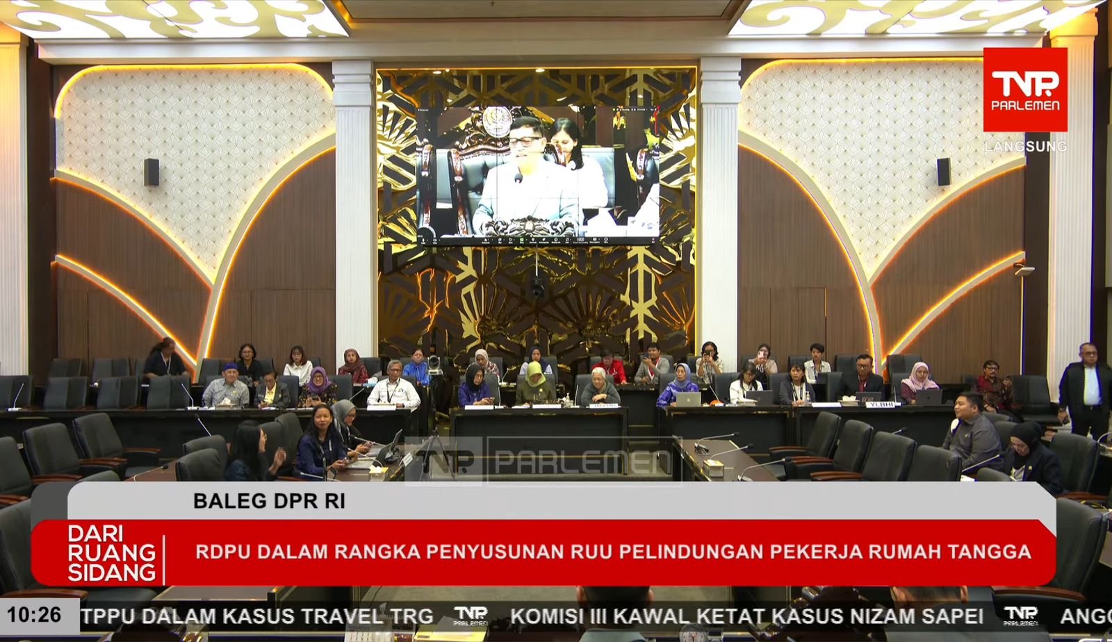 DPR Laksanakan Rapat Pembahasan RUU Perlindungan PRT