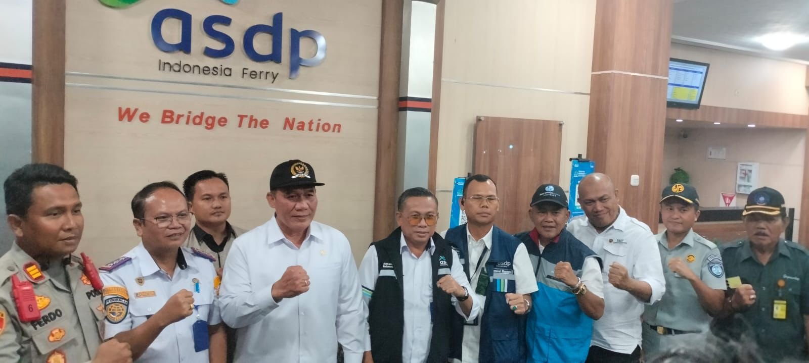 Jasa Raharja Lampung Hadiri Kunjungan Kapoksi Komisi VII DPR RI di Pelabuhan Bakauheni