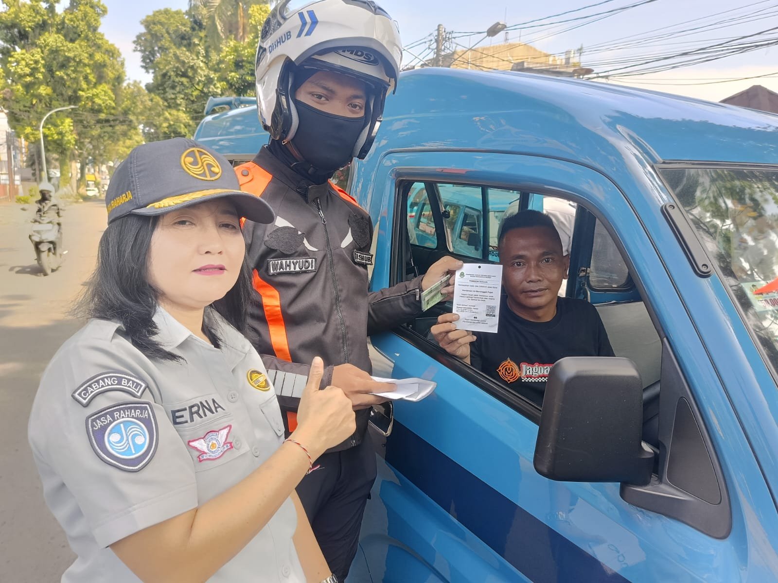 Jasa Raharja Bogor Melaksanakan Pendataan Kendaraan Bersama Mitra Terkait