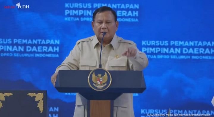 Presiden Prabowo Ikuti Agenda Kursus Pemantapan Ketua DPRD se-Indonesia