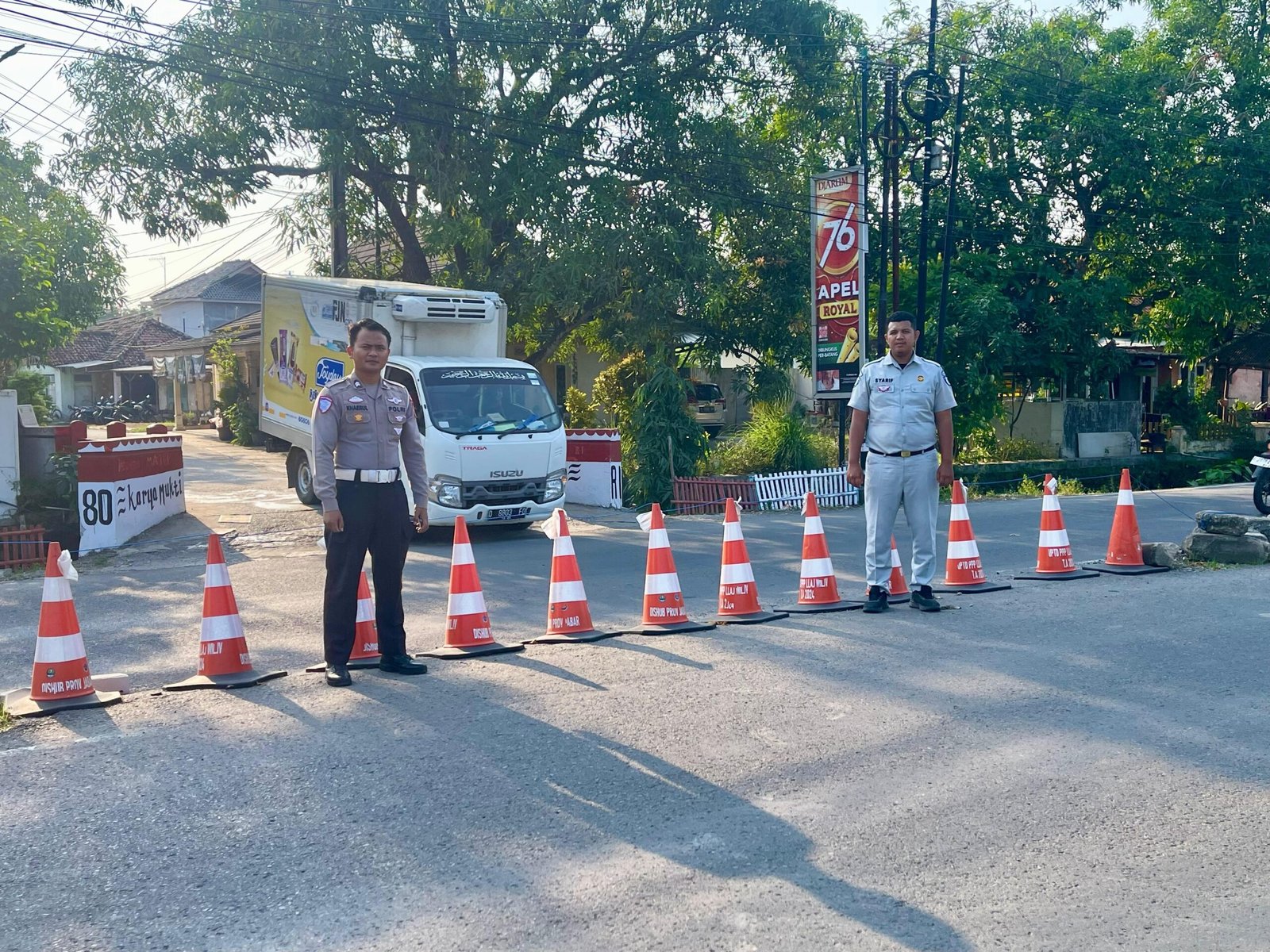 Jasa Raharja Cabang Indramayu Bersama Instansi Terkait Amankan Titik Rawan Kecelakaan