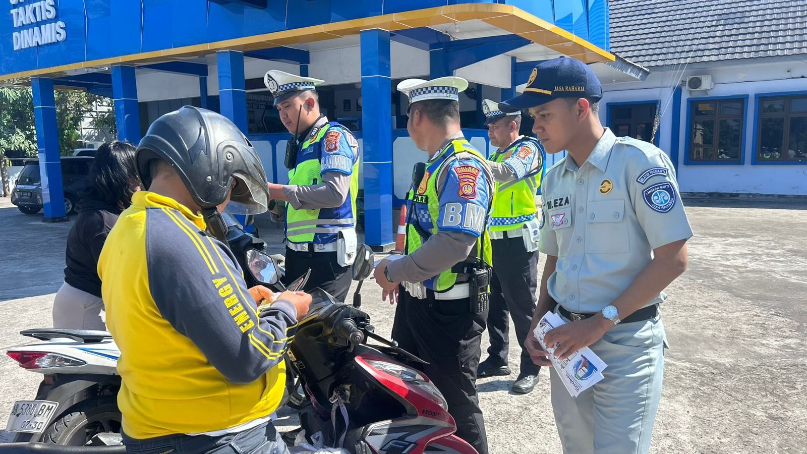 Operasi Gabungan Gakum di Bantul, Sinergi Tiga Instansi Tekan Pelanggaran Pajak Kendaraan