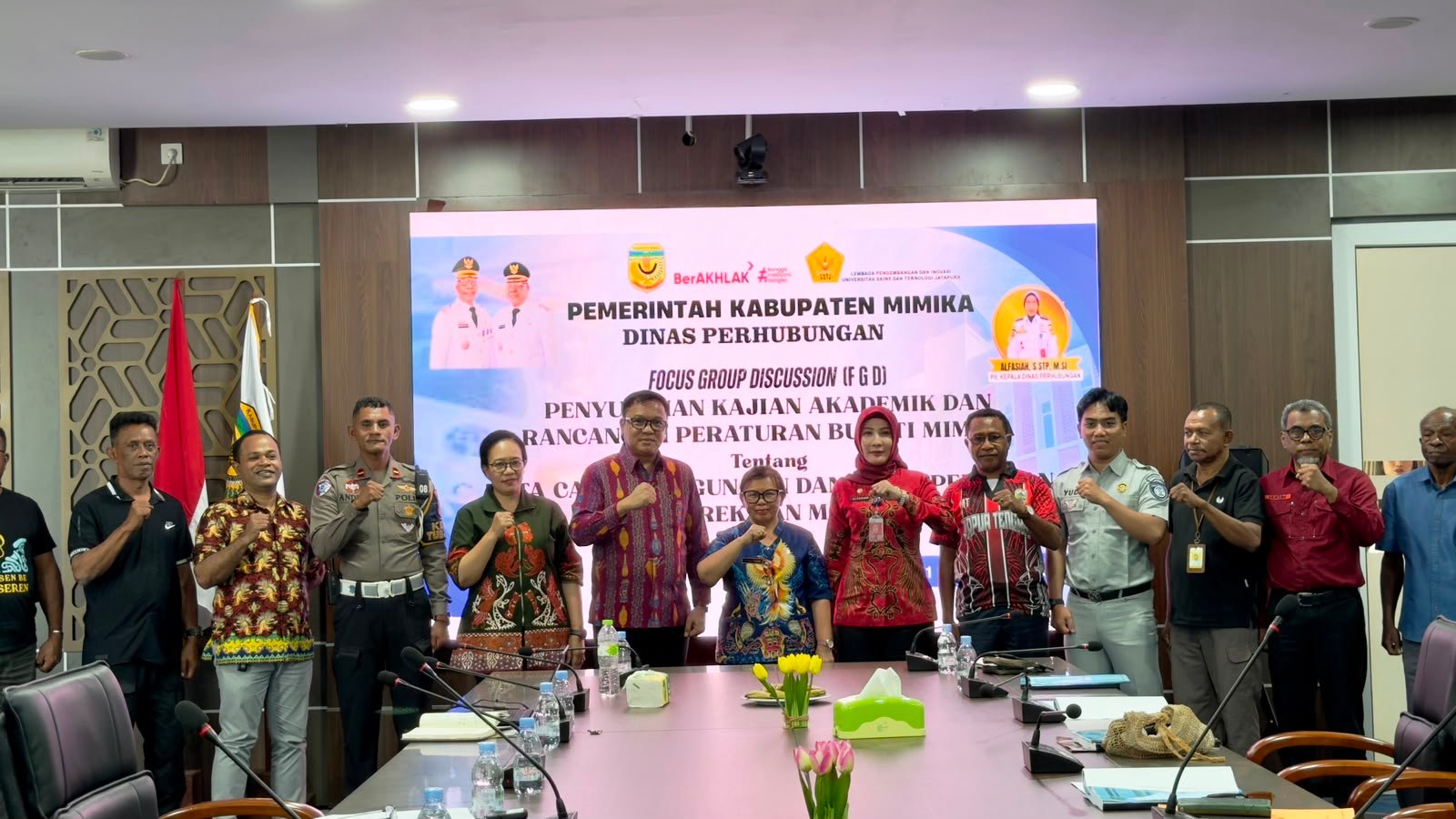 Jasa Raharja Papua Hadiri Pertemuan FKLLAJ Kabupaten Mimika, Bahas Penguatan Penanganan Kecelakaan Lalu Lintas