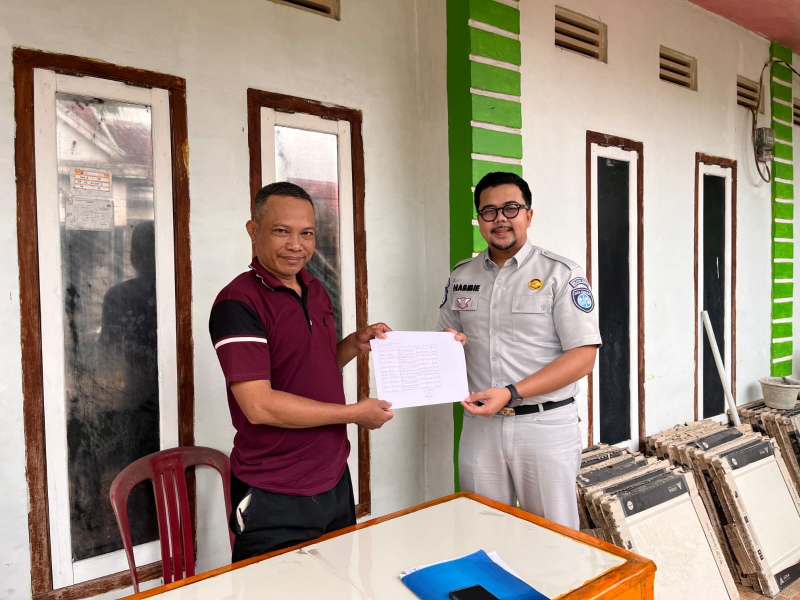 Jasa Raharja dan Pemdes Talang Tengah Barat Koordinasikan Pendataan PKB dan SWDKLLJ