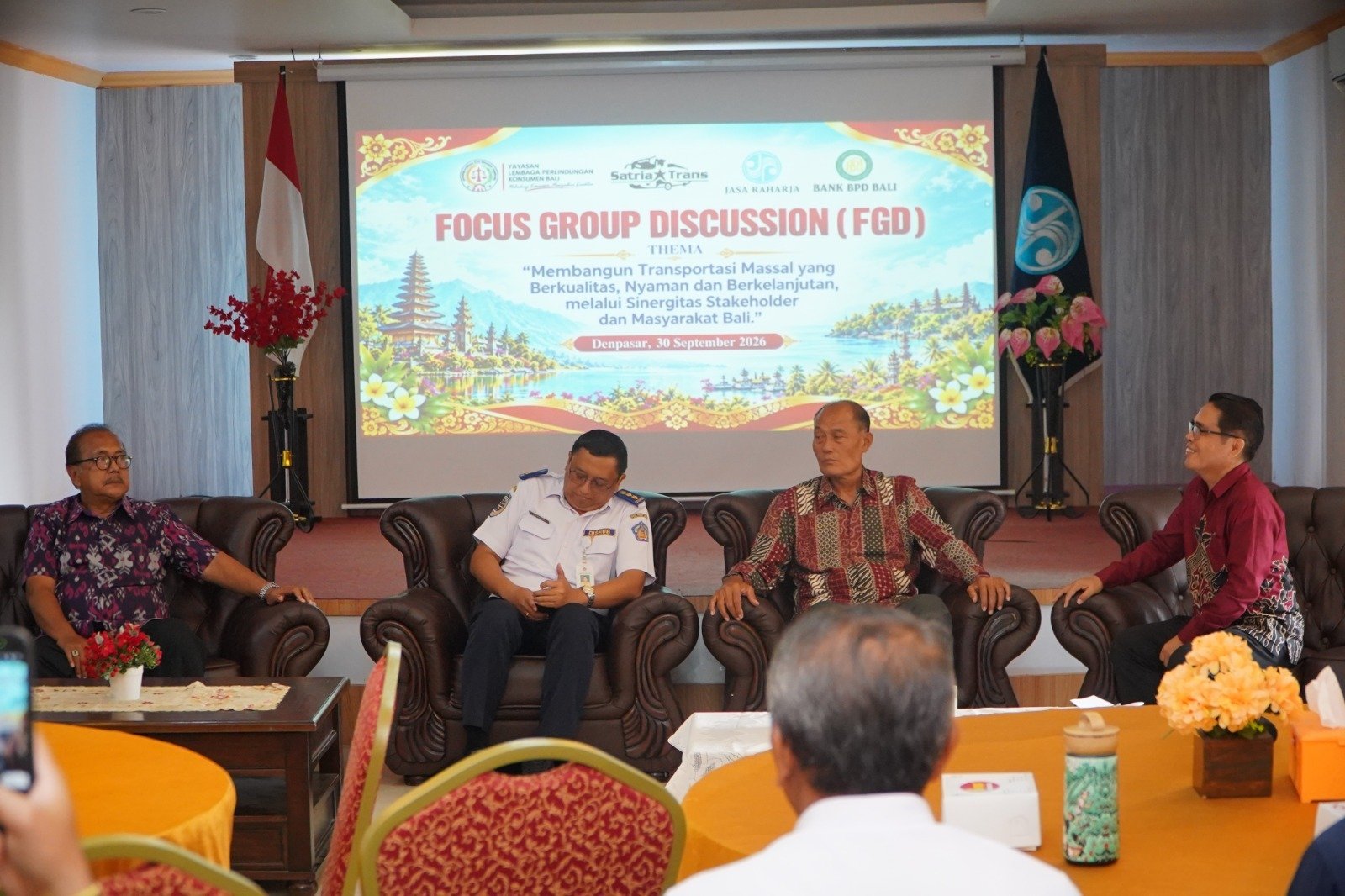 Dukung Transportasi Massal Aman dan Berkelanjutan,PT Jasa Raharja Wilayah Bali Fasilitasi FGD Trans Metro Dewata